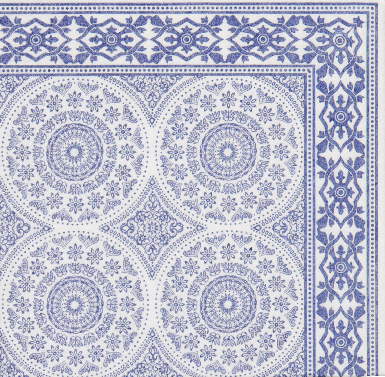 Blue Shweshwe Serviettes