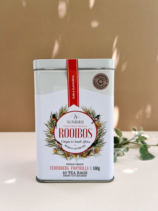 Sunbird Cederberg Foothills Rooibos Tea Tin