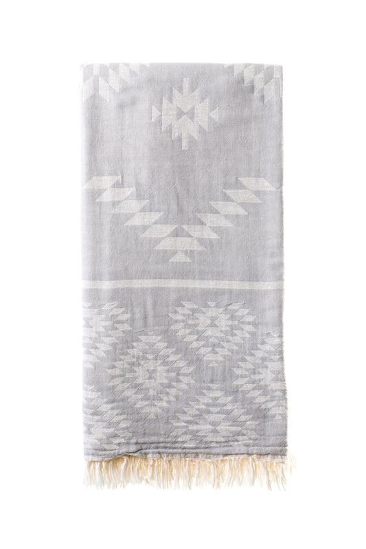 Light Grey Kelim Towel