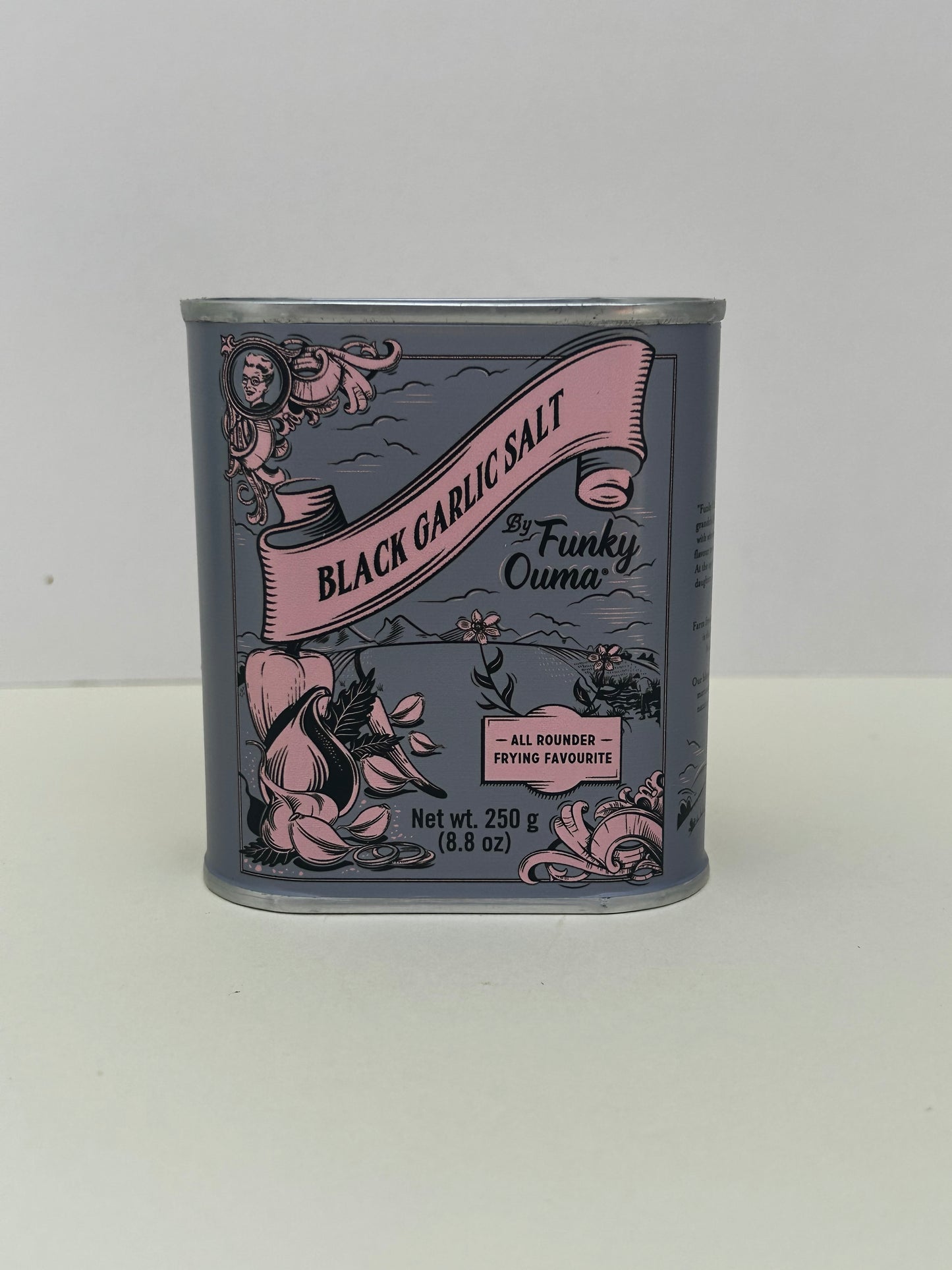 Black Garlic Salt Tin