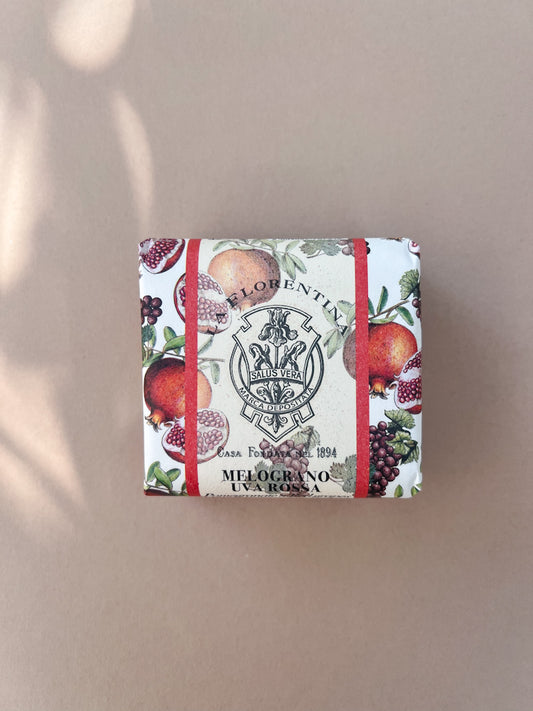 La Florentina Soap: Pomegranate & Red Grapes