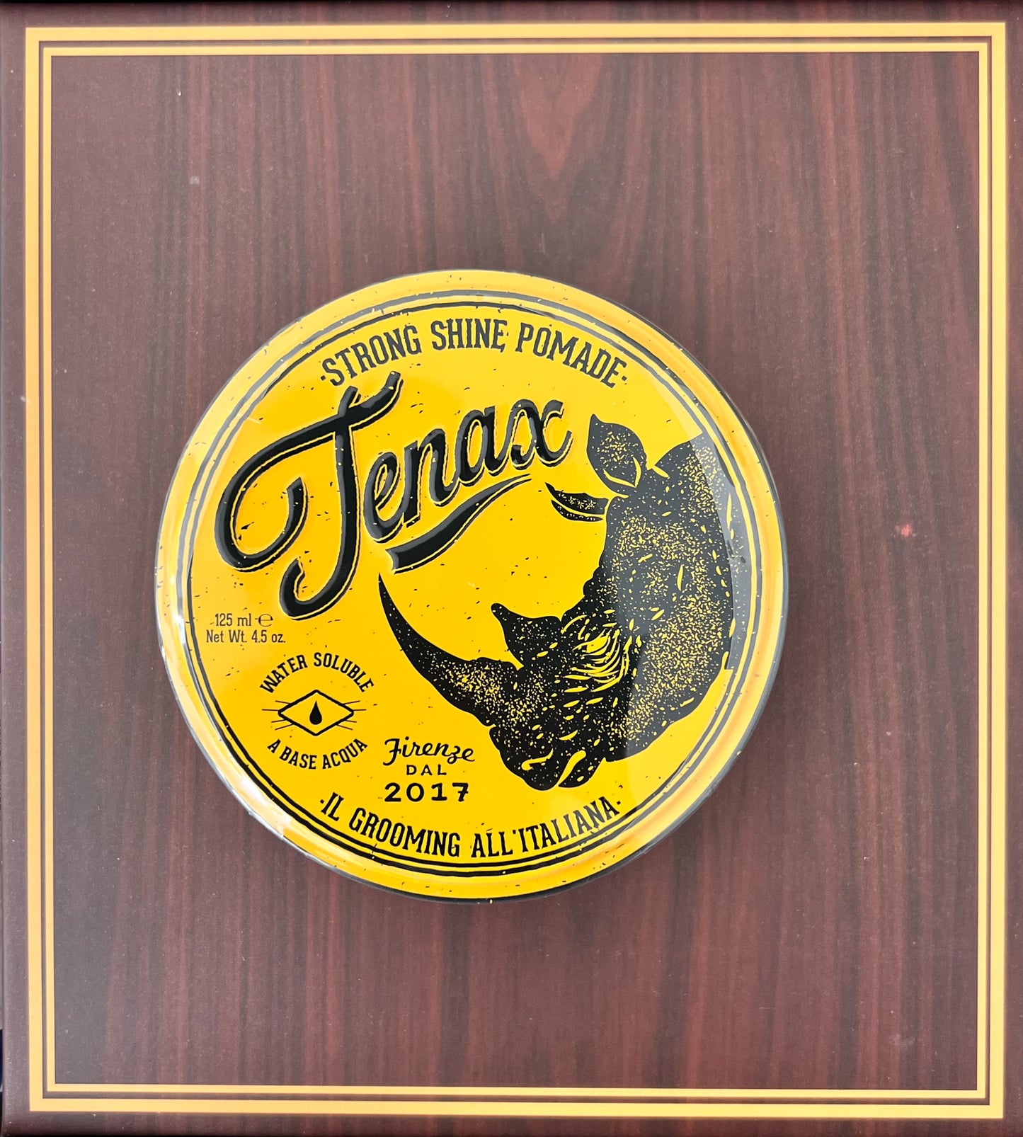 Tenax Italy Pomade Strong Hold 125ml Yellow Tin