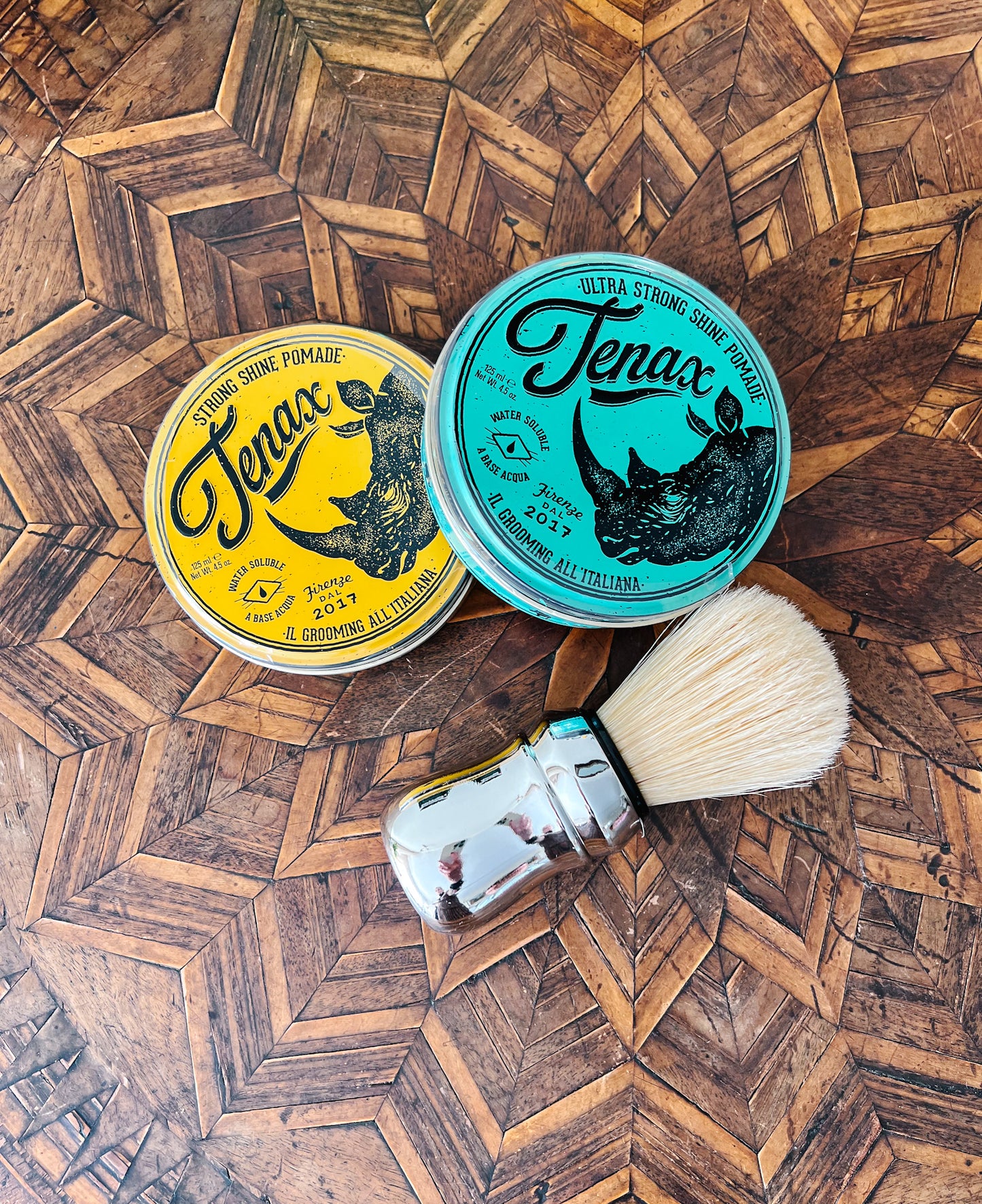 Tenax Italy Pomade Strong Hold 125ml Yellow Tin